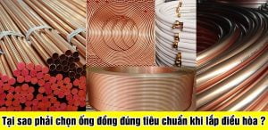ắp ống đồng đúng chuẩn khi lắp máy lạnh